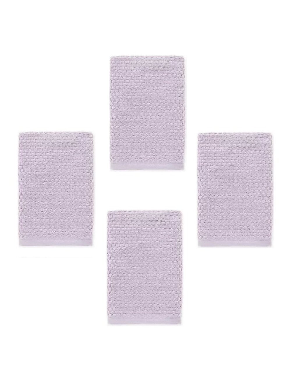 4 brand new Wild Sage Savannah 90% Cotton 16x28" HAND Towels in LAVENDER color